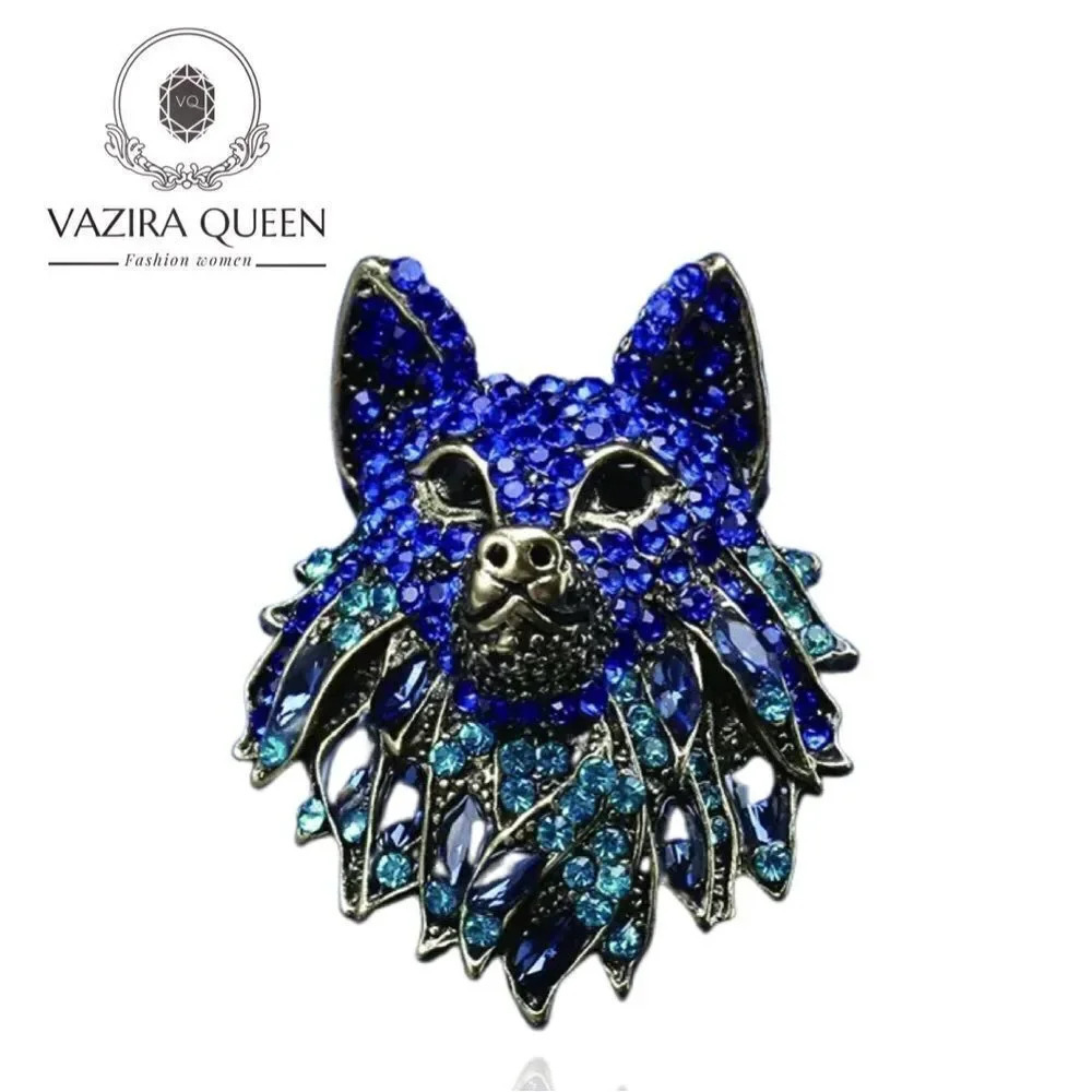 VQ Wolf Brooch